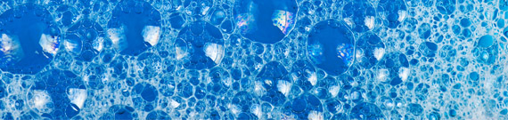 Blue foam texture